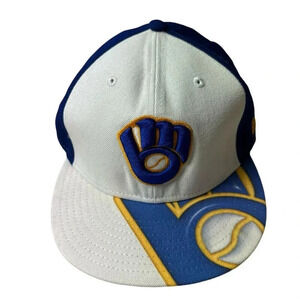 New Era 3D Viza Milwaukee Team Cap Size 7 1/4 New
